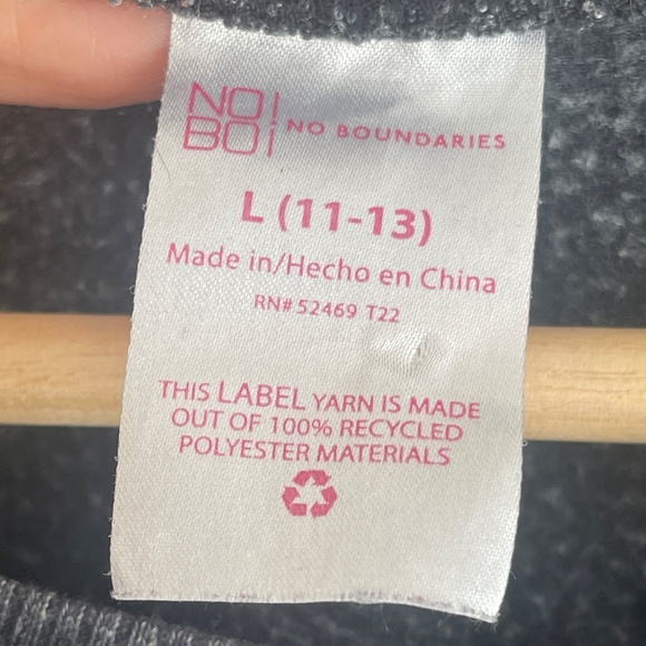 No Boundaries SOLD OUT FP Inspired Graphic Sweatshirt Sz L Gently Loved - Picture 3 of 6